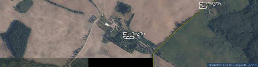 Zdjęcie satelitarne Monasterzysko Wielkie ul.